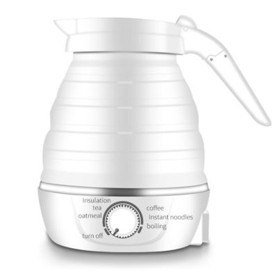 여행 접히는 전기 주전자 수소 병 0.6L 800w 자동 전원 차단