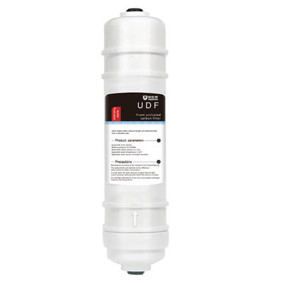 사전 탄소 순수 정수기 액세서리 20% UDF 탄소 필터 카트리지 코코넛 껍질